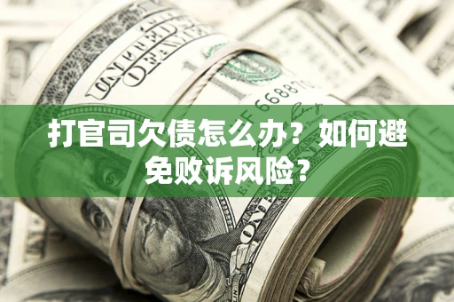 济南打官司欠债怎么办？如何避免败诉风险？