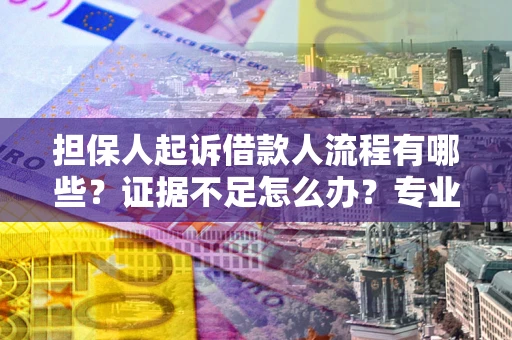 济南担保人起诉借款人流程有哪些？证据不足怎么办？专业律师解答