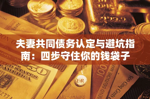 济南夫妻共同债务认定与避坑指南：四步守住你的钱袋子