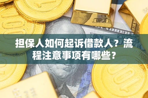 济南担保人如何起诉借款人？流程注意事项有哪些？